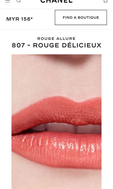 chanel rouge delicieux 807